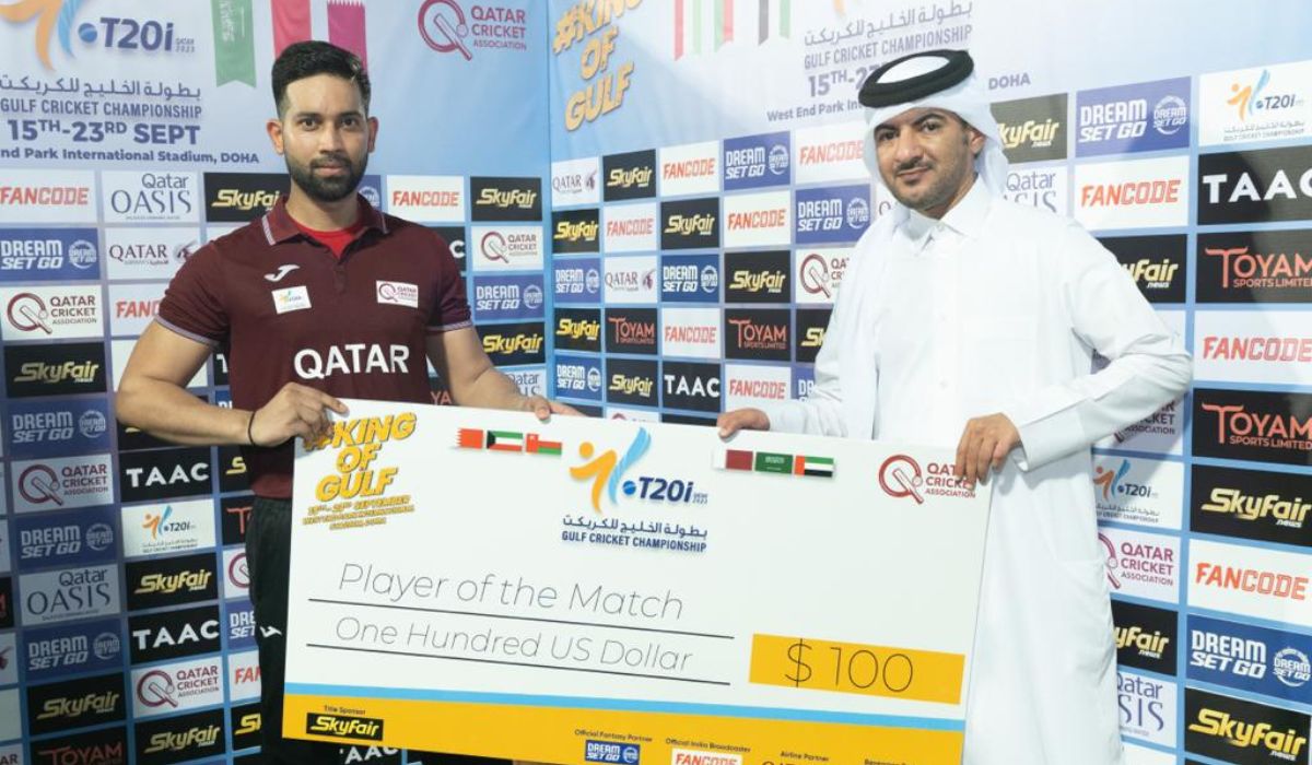Himanshu's Heroics Secure Qatar's Win in Men's Gulf T20 '23